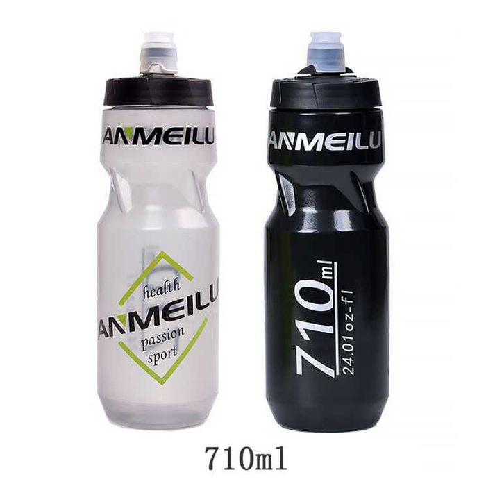 Велофляга Anmeilu 710 610мл чёрная прозрачная бутылка пляшка фляга