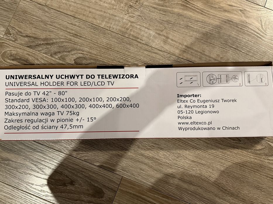 Uchwyt ścienny do telewizora 42-80 cali