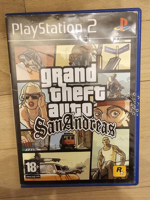 Grand Theft Auto San Andreas GTA ps2 gra