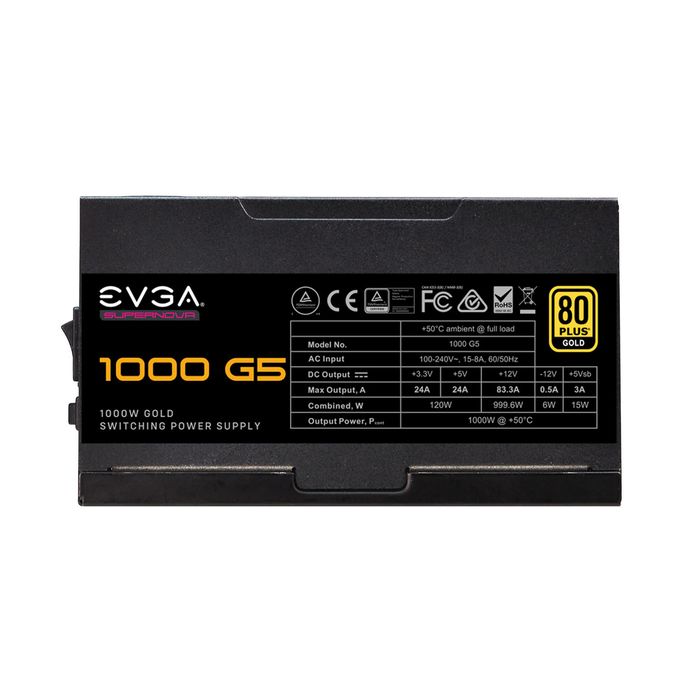 Zasilacz Evga 1000 W 80 Plus Gold (U)