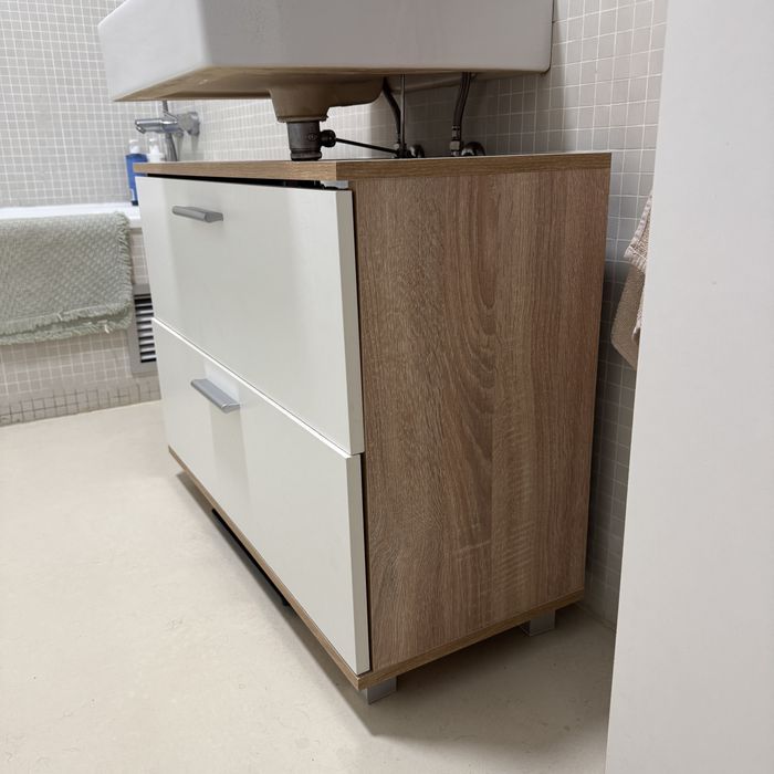 Móvel de casa banho - encaixa por baixo lavatório