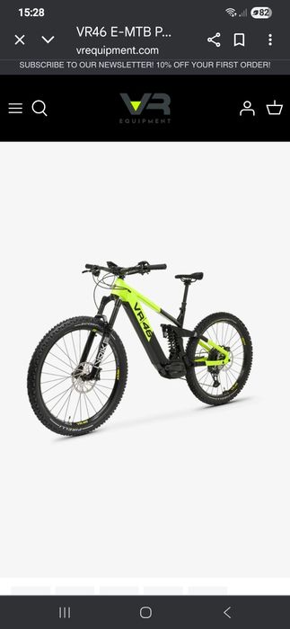 Edição  valentino rossi " Nova " bicicleta elétrica.