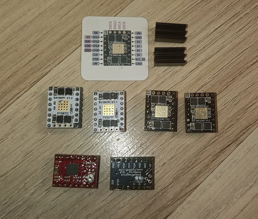 Drukarka 3D sterowniki 4x TMC5160 + A4988 + Protector