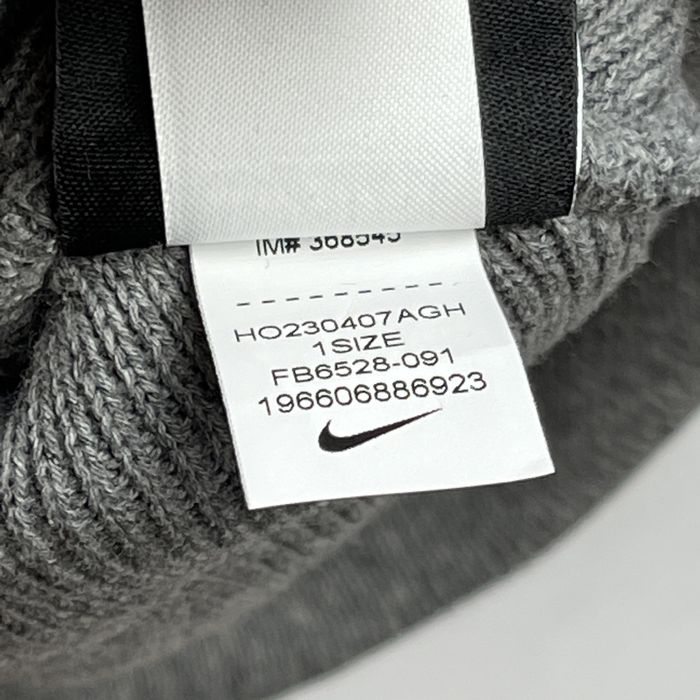 ОРИГІНАЛ Шапка Nike FB6528-091 Сіра з США