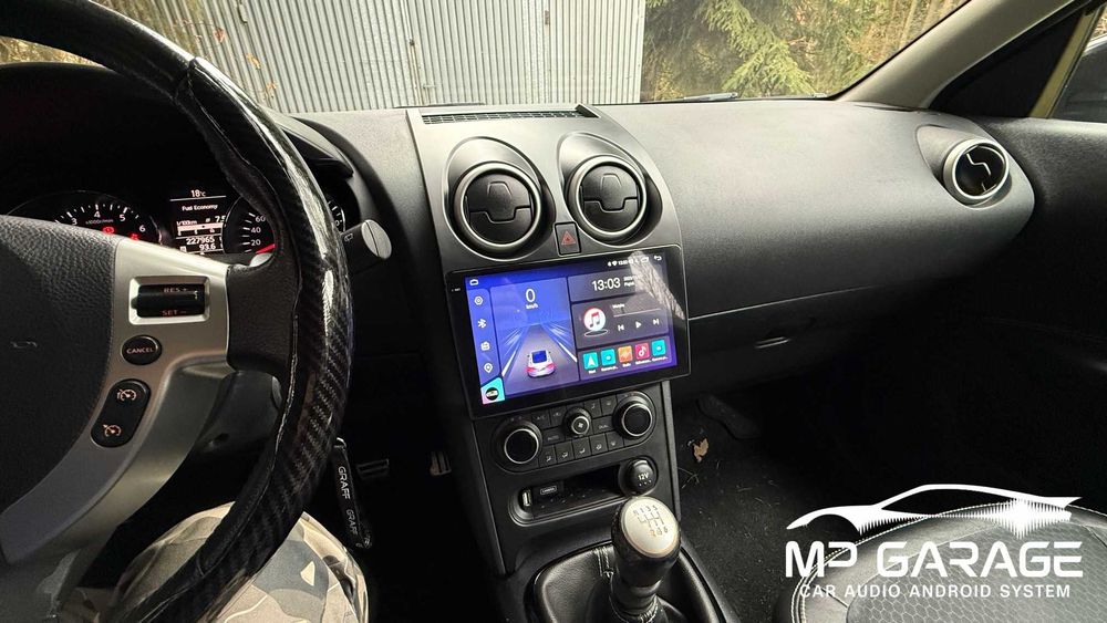 Radio Android Nissan Qashqai J10 4G LTE CarPlay AA Qled Montaż