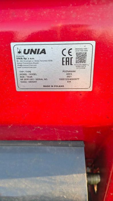 Siewnik Poznaniak Unia  NOWY 3m