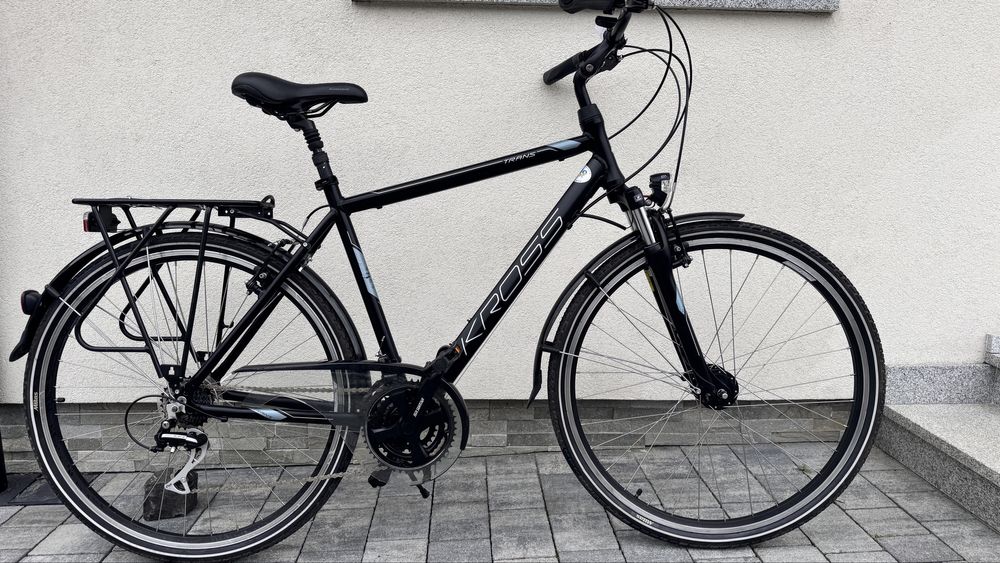 Gwarancja! Jak nowy Kross Trans 3.0 koła 28” rama 21” Acera rower