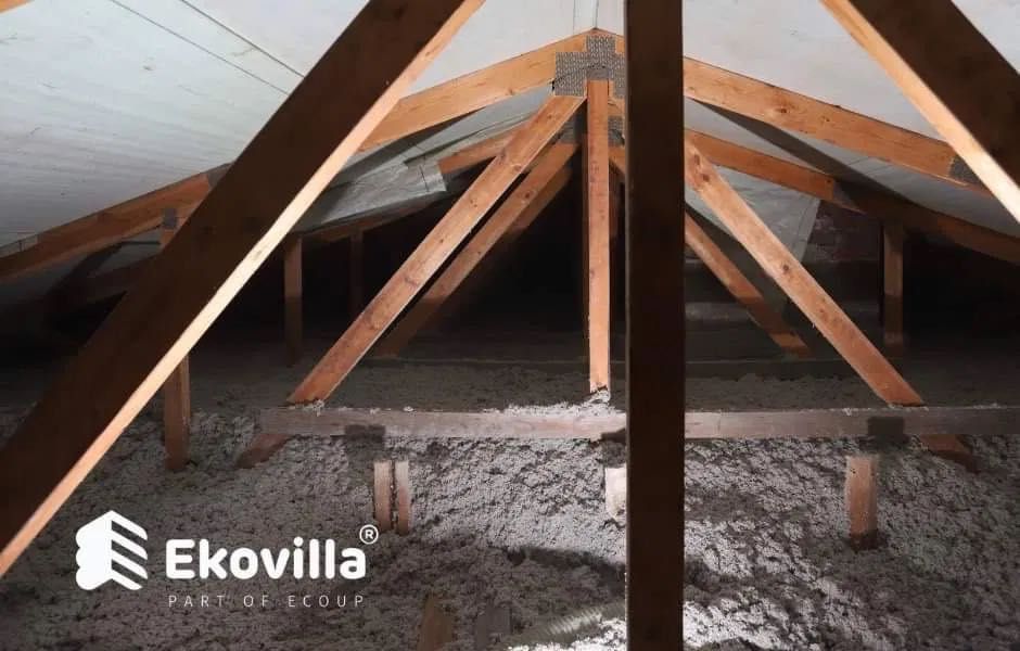 Celuloza Ekovilla - Najlepsza wełna celuloza do ocieplania z Finlandii !