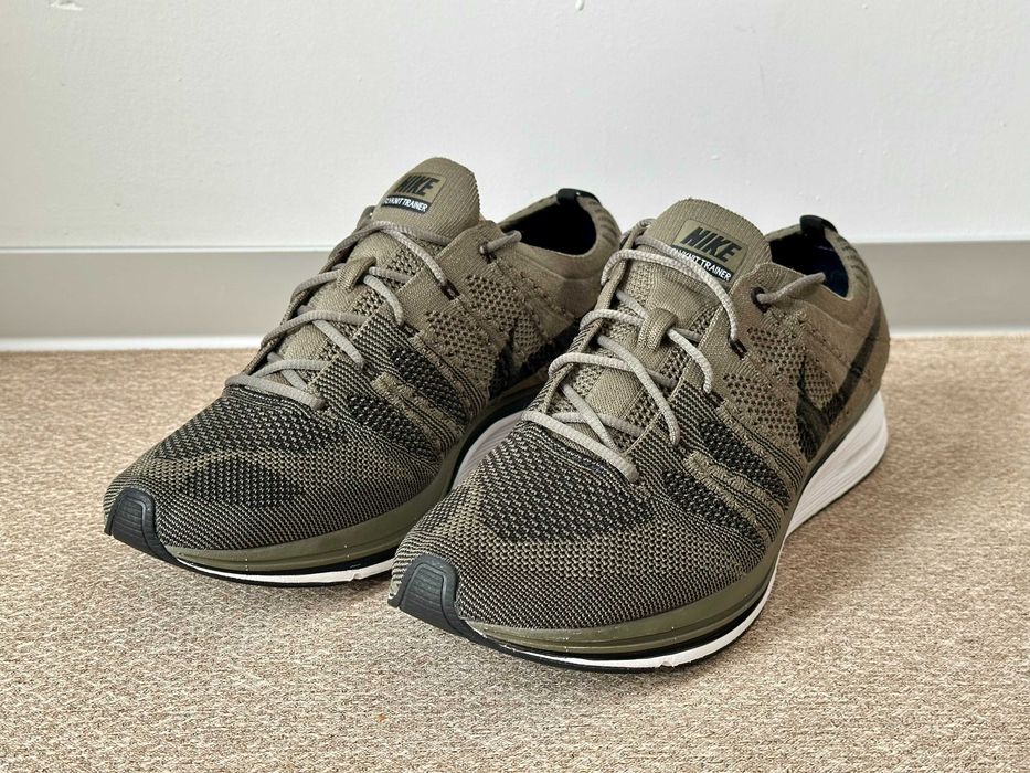 Nike flyknit trainer olive khaki zielone 45 / 29 cm