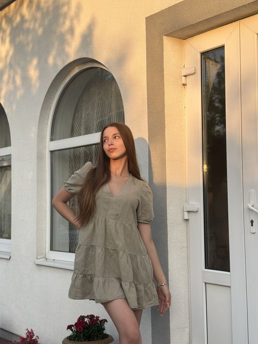 Плаття оливкове