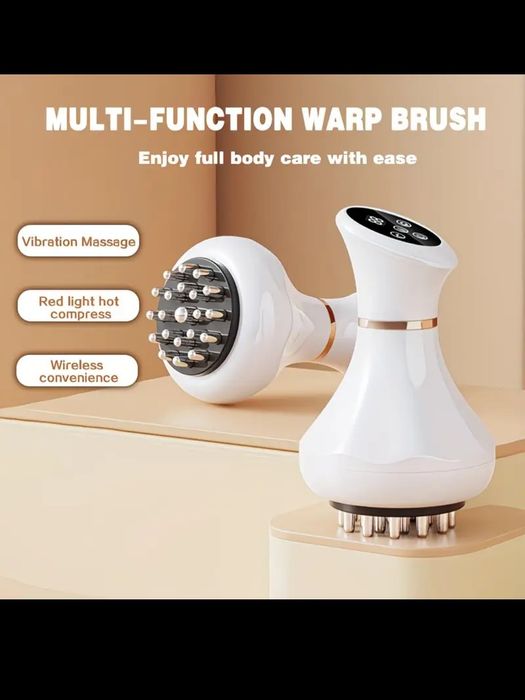 Бездротовий електричний щітка масажер з мікрострумами