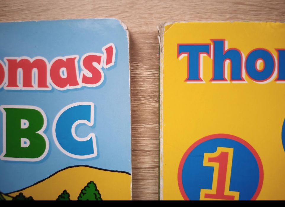 Dwie książki po angielsku Thoma's LITRY I LICZBY