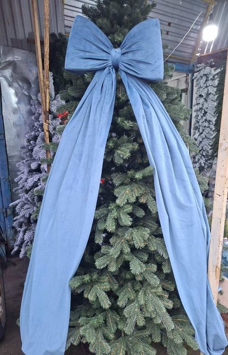 РОЗПРОДАЖ!!!Обємний  бант для декору ялинок. Розмір 45×2мет.Ціна600грн