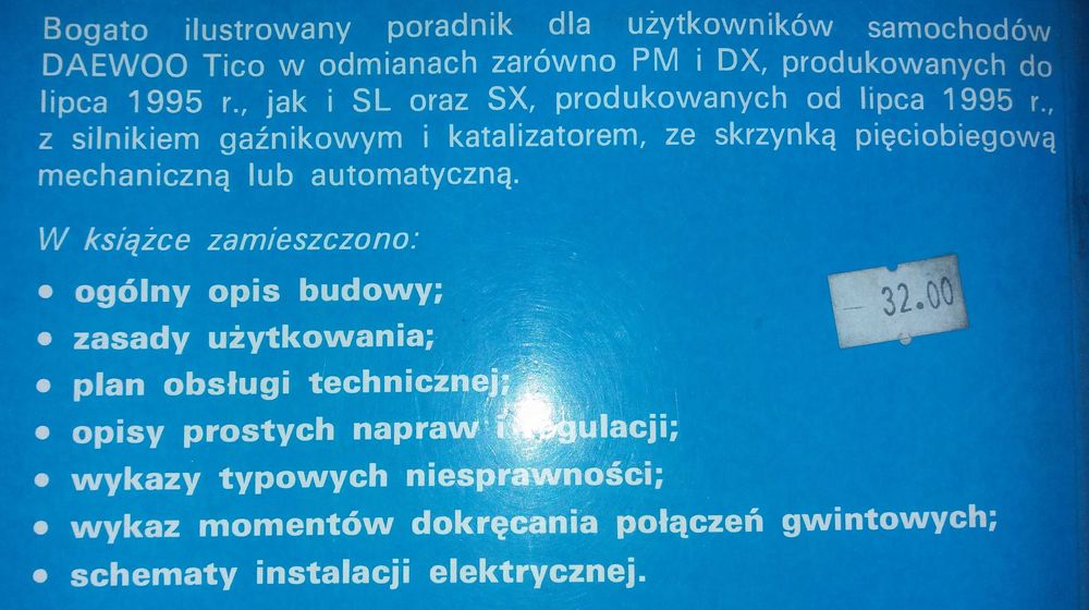 Sam naprawiam Daewoo Tico