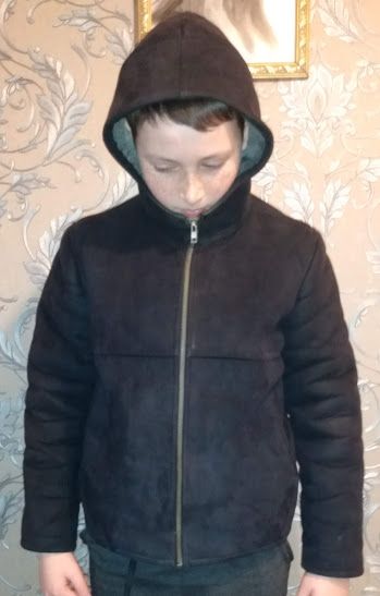 Дубленка на мальчика 10-11-12 лет