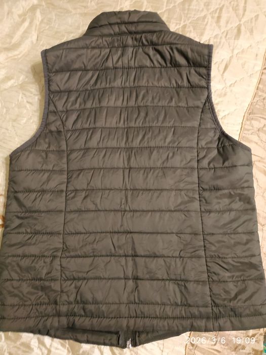 Kamizelka damska pikowana khaki, r 38/40,używana