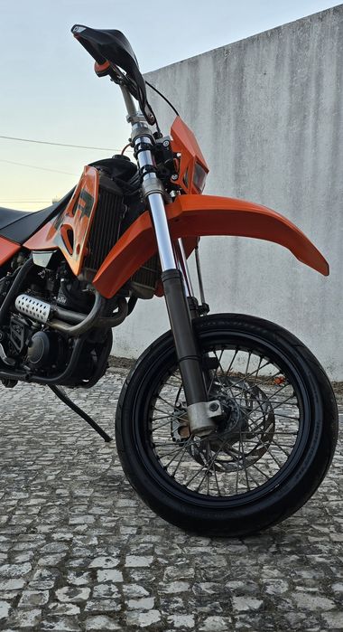 KTM 520 EXC 1999 - Projeto Supermoto Inacabado