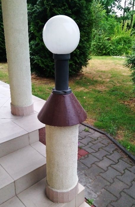 Ogrodzenie, czapki betonowe do słupów ogrodzeniowych