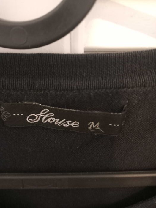 Czarny sweterek (100% bawełna)