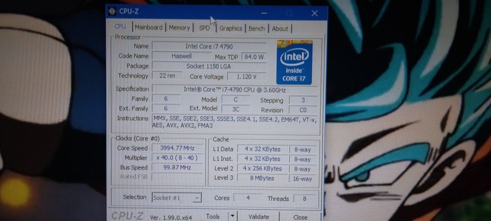 Intel i7-4790 CPU (3.6 GHz), LGA 1150 + Motherboard in Perfect Condition64740695105155124
