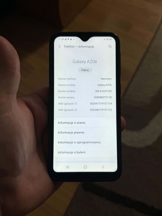Samsung a20e sprzedam