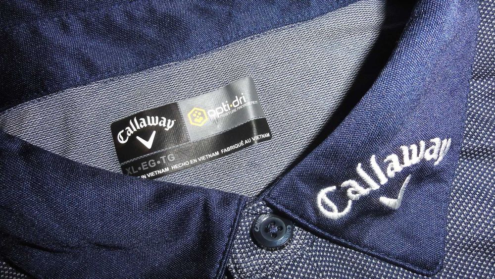 Callaway Opti-Dri - GOLF POLO - Oryginalna koszulka - Rozmiar XL - OKAZJA!
