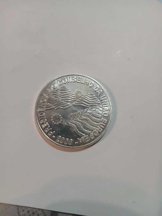 Moedas 1000 escudos portugal prata