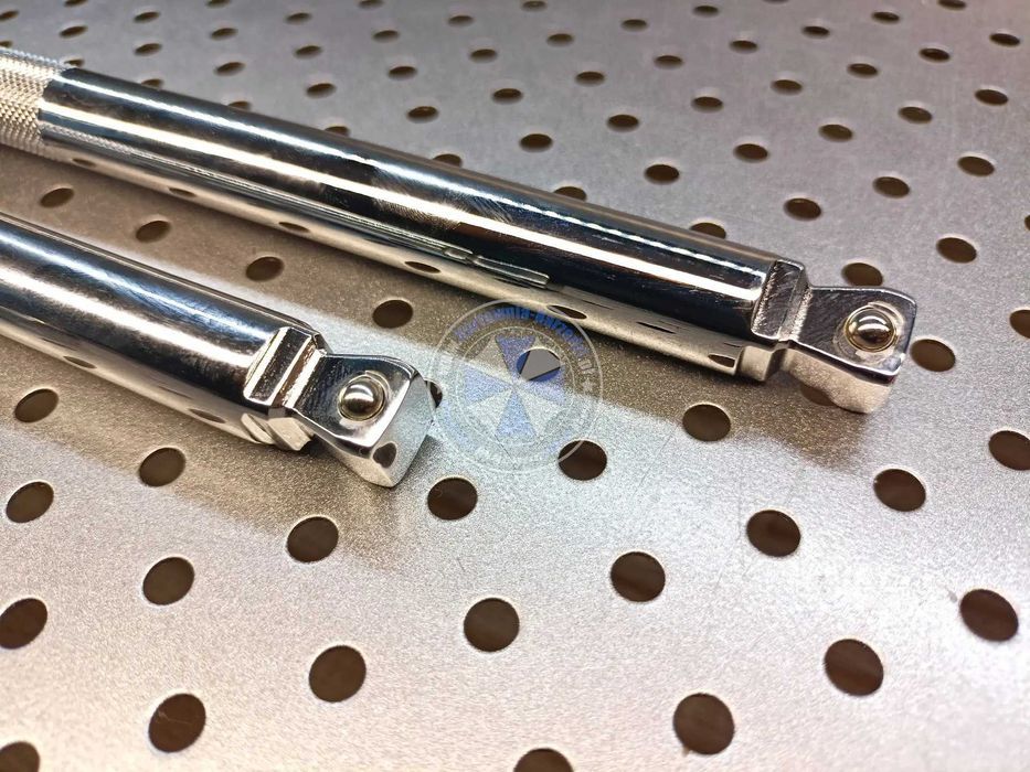 Zestaw przedłużek uchylnych 75 / 150 / 200mm 1/2" przedłużki uchylne