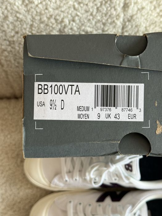 Кросівки кроссовки New Balance BB100VTA 43p