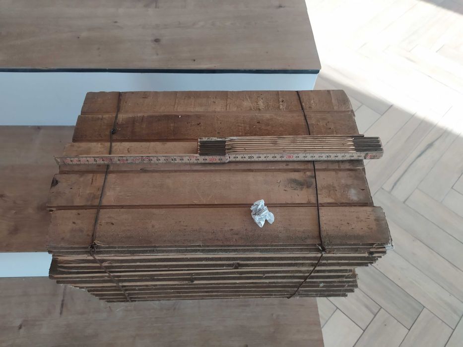 Podłoga parkiet bukowy i  brzozowy