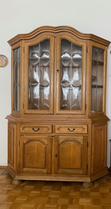 Witryna rustykalna dębowa - Transport