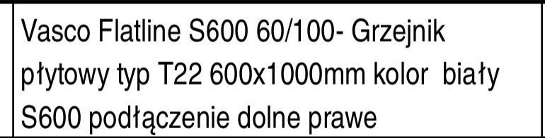Dwa grzejniki płytowe Vasco Flatline Białe