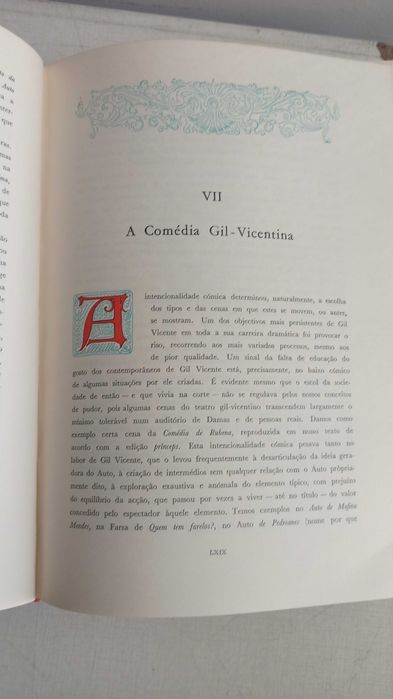 Livro “Obras Completas de Gil Vicente”