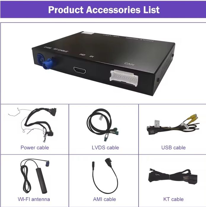 Sistema carplay e Apple car de fácil montagem