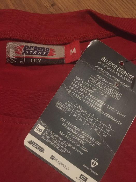 Nowa bluzka mlodzierzowa