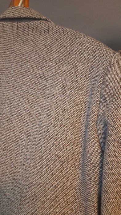 budrysówka męska; męski płaszcz krótki; marynarka wełniana