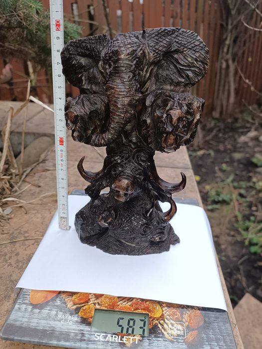 Коллекционный подарочный набор «Сафари»: Статуэтка + 5 стопок (ЮАР)