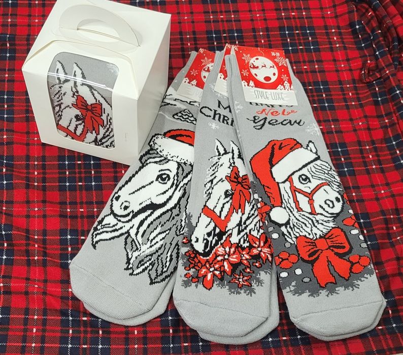 Подарункові бокси шкарпеток Різдвяний набір дитячі жіночі, чоловічі