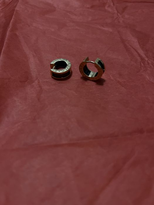 Брендові золоті  сережки від Bvlgari