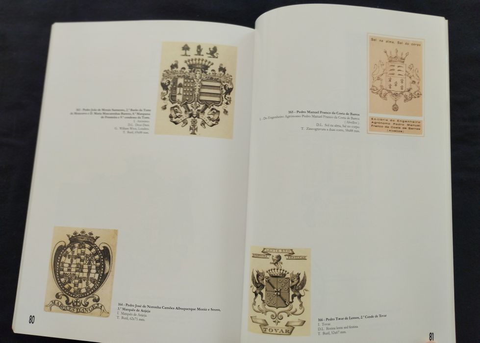 Livro "EXPOSIÇÃO: Ex-Libris com a Cruz da Ordem de Cristo" – Raro e Va
