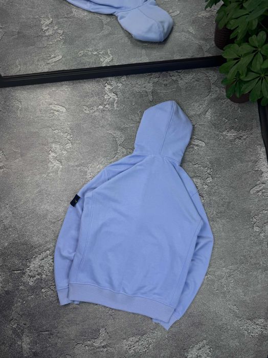 Зіп-худі Stone Island BLUE SKY зип худи Стон Айленд блакитний кофта