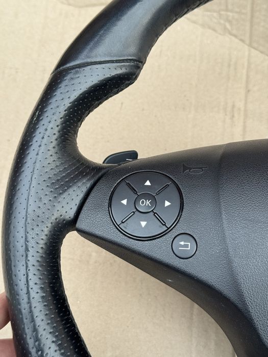 Кермо руль Mercedes W207 w212 AMG лепестки airbag подушка