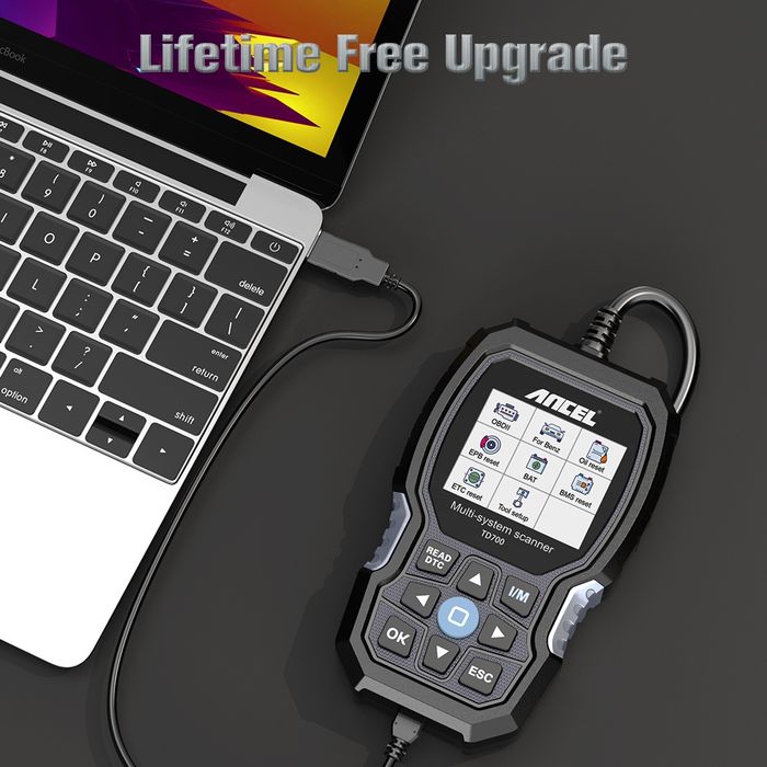 Scanner Automóvel OBD2 Ancel TD700 p/ Toyota, Lexus NOVO