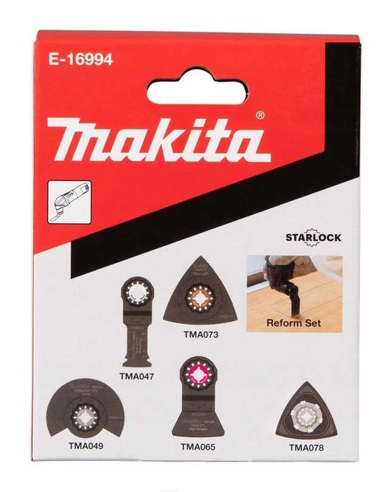 Zestaw brzeszczotów do multitool Makita uchwyt Starlock 5 szt  E-16994
