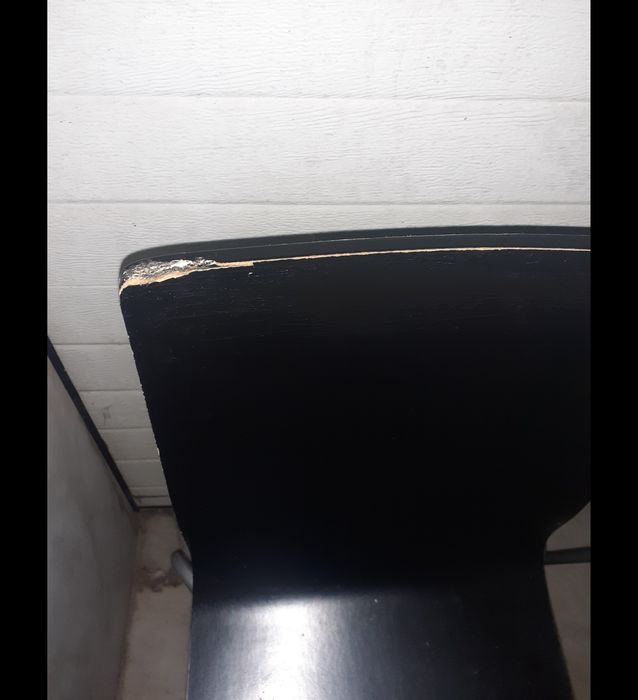 4 cadeiras usadas pes em metal