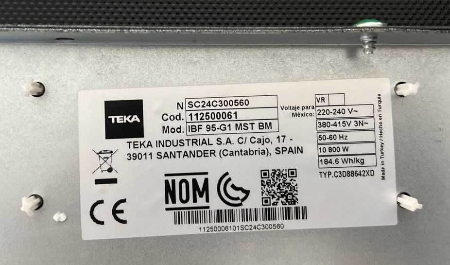 Płyta indukcyjna TEKA Infinity G1 IBF 95-G1 MST BM [90cm]