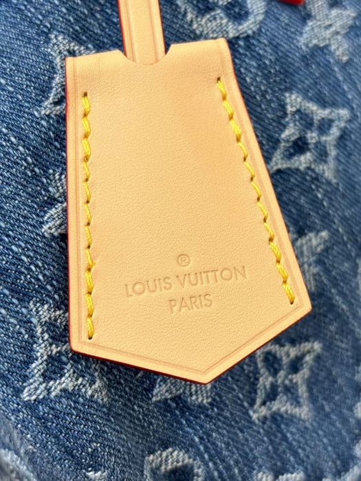 Louis Vuitton Speedy 30 Denim Bag