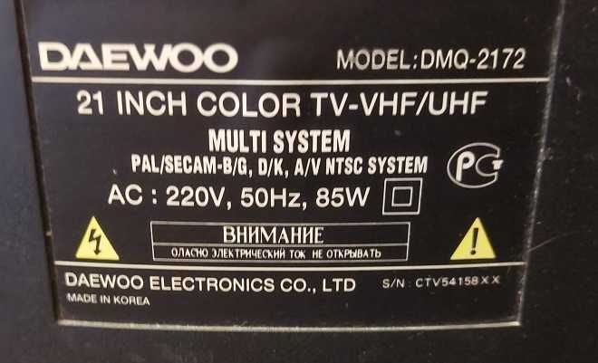 Телевізор  Daewoo
Модель: DMO -2172