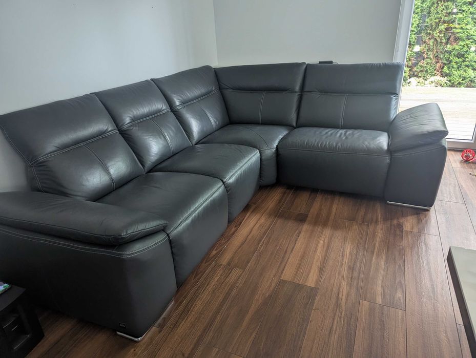 Sofa Etap Ergo narożna skórzana