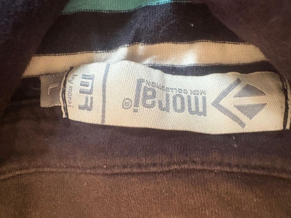 Bluzka męska z kołnierzykiem w paski bardzo elegancka